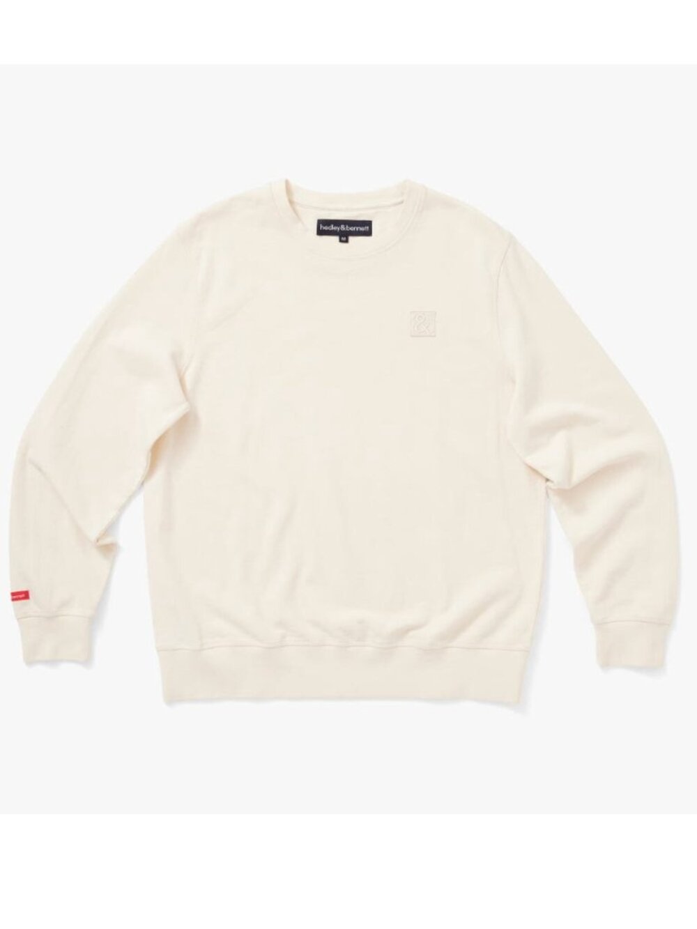 Hedley & Bennett Cream French Terry Crewneck Sweatshirt Size L
